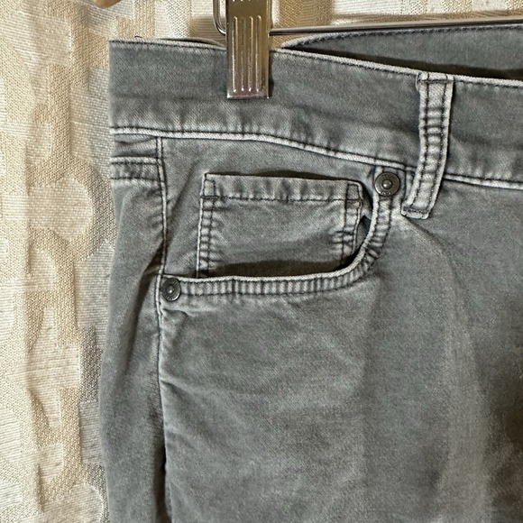 LOFT Modern Skinny Corduroy Pants Gray Size 30/10 - Picture 8 of 9